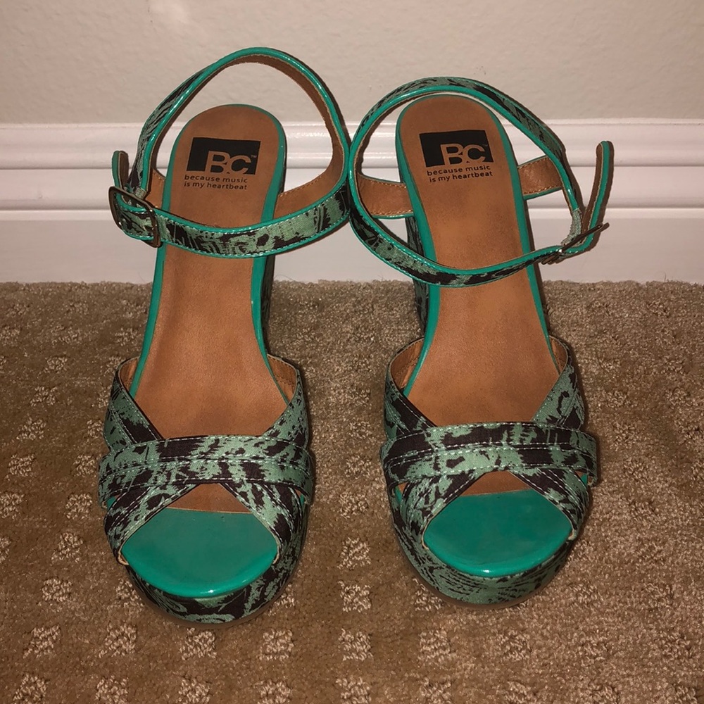 Mint Green Wedges